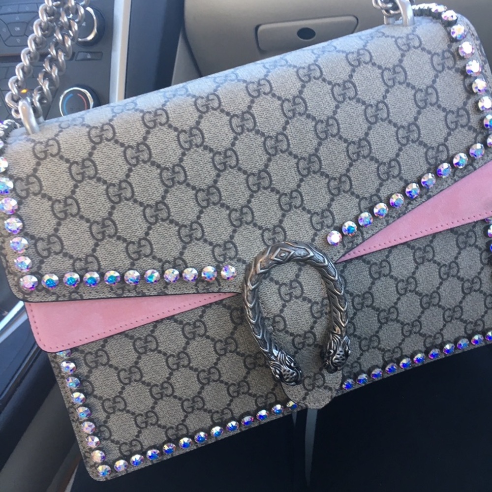 GUCCI HAND BAG - Real Swarovski crystals!!💎 👛